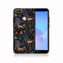 PROTEMIO MY ART Cover mit Weihnachtsdesign Huawei Y6 Prime 2018 WINTER (071)