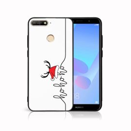 PROTEMIO MY ART Cover mit Weihnachtsdesign Huawei Y6 Prime 2018 HOHOHO (073)