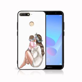 PROTEMIO MY ART Schutzhülle für Huawei Y6 Prime 2018 BABY GIRL (111)