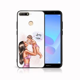 PROTEMIO MY ART Schutzhülle für Huawei Y6 Prime 2018 LOVING MOM (115)