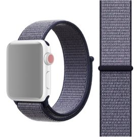 NYLON Armband Apple Watch 7 (45mm) / 6 / SE / 5/4 (44mm) / 3/2/1 (42mm) dunkelblau