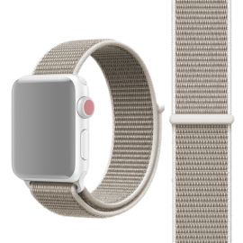NYLON Armband Apple Watch 7 (45mm) / 6 / SE / 5/4 (44mm) / 3/2/1 (42mm) grau