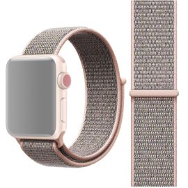 NYLON Apple Watch Armband 7 (45mm) / 6 / SE / 5/4 (44mm) / 3/2/1 (42mm) rosa