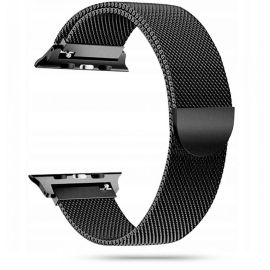 TECH-PROTECT MILANESE Armband Apple Watch Ultra 1 / 2 / 3 (49mm) / 9 / 8 / 7 (45mm) / 6 / SE / 5 / 4 (44mm) / 3 / 2 / 1 (42mm) schwarz