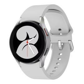 SILIKON Armband Samsung Galaxy Watch 4 (40 / 44mm) 4 Classic (42 / 46mm) grau