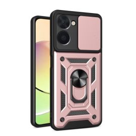 RING CAMERA Cover mit Halter für Realme C33 rosa