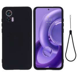 RUBBER Schutzhülle für Motorola Edge 30 Neo schwarz