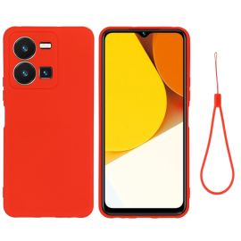 RUBBER Schutzhülle für Vivo Y35 rot