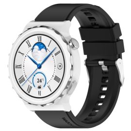 RUBBER Armband Huawei Watch GT 3 Pro 43 mm schwarz