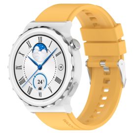 RUBBER Armband Huawei Watch GT 3 Pro 43 mm gelb