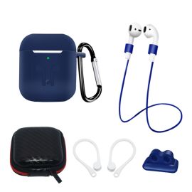 Set für Apple AirPods 2 / Airpods 1 blau