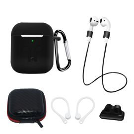 Set für Apple AirPods 2 / Airpods 1 schwarz