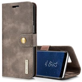 DG.MING Wallet Cover 2in1 Samsung Galaxy S8 Plus grau