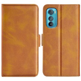 SIDE Brieftasche Motorola Edge 30 hellbraun