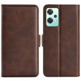 SIDE Wallet Case One Plus Nord CE 2 Lite 5G dunkelbraun