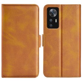 SIDE Wallet Case für Xiaomi 12T / 12T Pro hellbraun