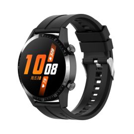 SILIKON-Armband Huawei Watch GT 3 46mm / GT 3 SE / GT Runner schwarz