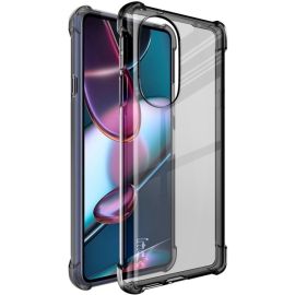 IMAK Schutzhülle aus Silikon + Folie Motorola Edge 30 Pro schwarz