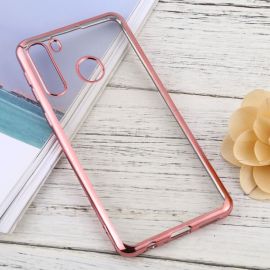 METALLIC Silikonhülle Samsung Galaxy A21 pink