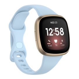 BUTTERFLY Armband für Fitbit Versa 4 / 3 / Fitbit Sense hellblau