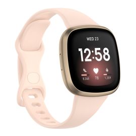 BUTTERFLY Armband für Fitbit Versa 4 / 3 / Fitbit Sense hellrosa