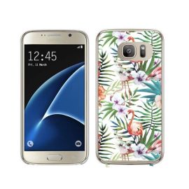PROTEMIO MY ART kryt Samsung Galaxy S7 Edge FLAMINGOS (009)