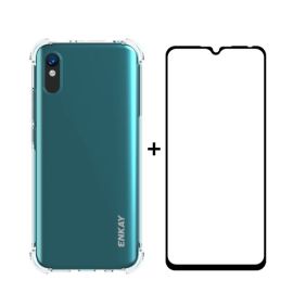 ENKAY ΔιαφανÎÏ‚ κάλυμμα + 3D γυαλί Xiaomi Redmi 9A / 9AT