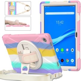 SOLID Strapazierfähige Hülle für Lenovo Tab M10 Plus RAINBOW der 3. Generation
