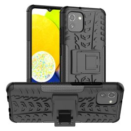 STAND Extra robuste Hülle Samsung Galaxy A03 schwarz