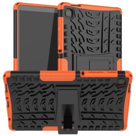 STAND Extra strapazierfähige Hülle Samsung Galaxy Tab A7 Lite orange
