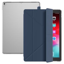 LEATHER Flip Case Apple iPad Pro 12.9 (2015 / 2017) dunkelblau