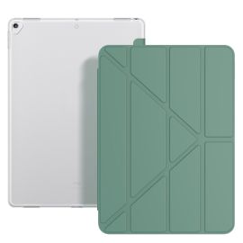 LEATHER Flip Case Apple iPad Pro 12.9 (2015 / 2017) dunkelgrün