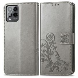 ART FLOWERS Wallet Cover T Phone Pro / T Phone Pro 2023 Grau