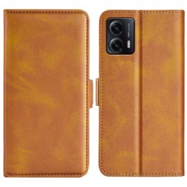 SIDE Wallet Case für Motorola Moto G53 5G hellbraun