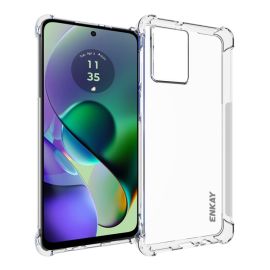 ENKAY AIRBAG Extra robuste Hülle Motorola Moto G54 5G / G54 5G Power Edition transparent