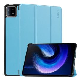 ENKAY LEATHER Flip Cover für Xiaomi Pad 6 / Pad 6 Pro Hellblau