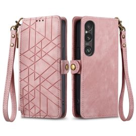 GEOM Wallet Case für Sony Xperia 10 VI rosa