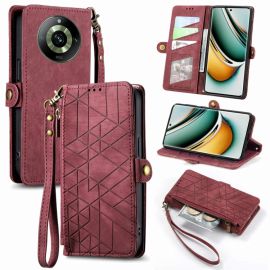 GEOM Wallet Case für Realme 11 Pro 5G rot