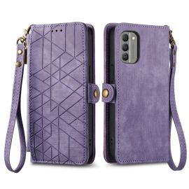 GEOM Wallet Case für Nokia G11 / G21 lila