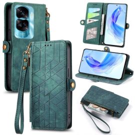 GEOM Wallet Case für Honor 90 Lite 5G grün