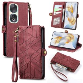GEOM Wallet Case für Honor 90 5G rot