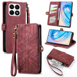 GEOM Wallet Case für Honor X8a rot