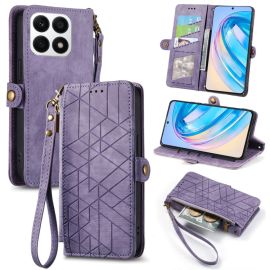 GEOM Wallet Case für Honor X8a lila