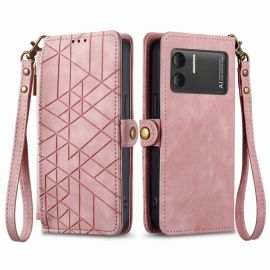 GEOM Wallet Case für Doogee X98 / X98 Pro rosa