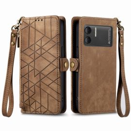 GEOM Wallet Case für Doogee X98 / X98 Pro braun