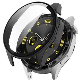 PC VOLLSTÄNDIGE ABDECKUNG Kunststoffabdeckung mit Glas für Huawei Watch GT 4 46 mm schwarz