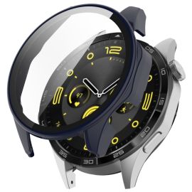 PC VOLLSTÄNDIGE ABDECKUNG Kunststoffabdeckung mit Glas für Huawei Watch GT 4 46 mm blau