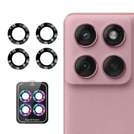 ENKAY ALU Glas für Kamera Motorola Edge 60 / Edge 60 Fusion BLACK