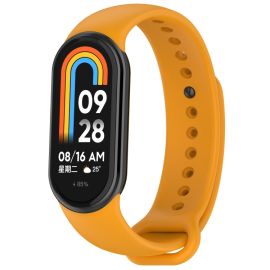 SILICONE Austauschbares Armband für Xiaomi Smart Band 9 gelb