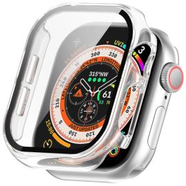 PC FULL COVER Kunststoffabdeckung mit Glas für Apple Watch 10 42mm transparent